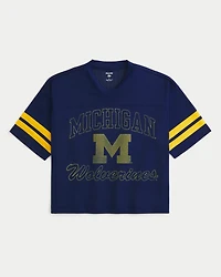 University of Michigan Wolverines Graphic Football Jersey