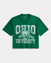 Ohio University Bobcats Graphic Football Jersey