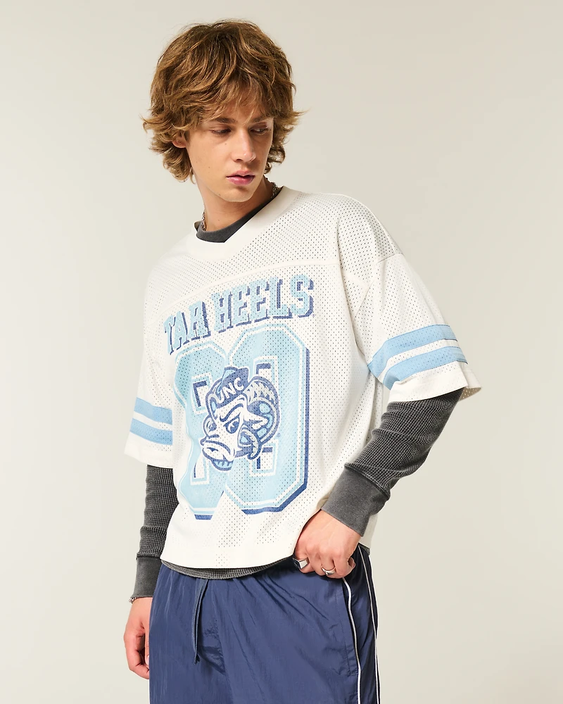 University of North Carolina at Chapel Hill Tar Heels Graphic Football Jersey
