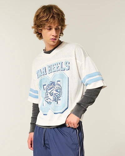 University of North Carolina at Chapel Hill Tar Heels Graphic Football Jersey