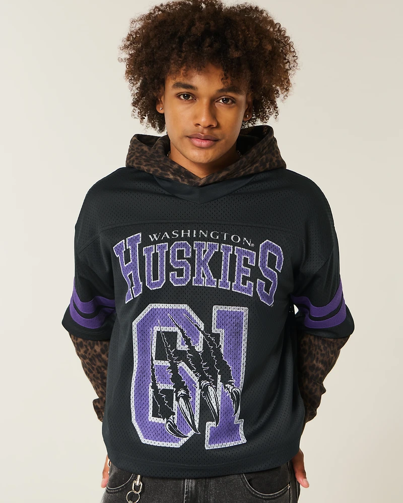 University of Washington Huskies Graphic Football Jersey