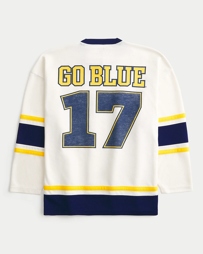 University of Michigan Wolverines Graphic Hockey Jersey