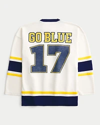 University of Michigan Wolverines Graphic Hockey Jersey