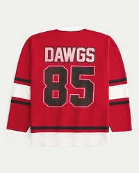 University of Georgia Bulldogs Graphic Hockey Jersey