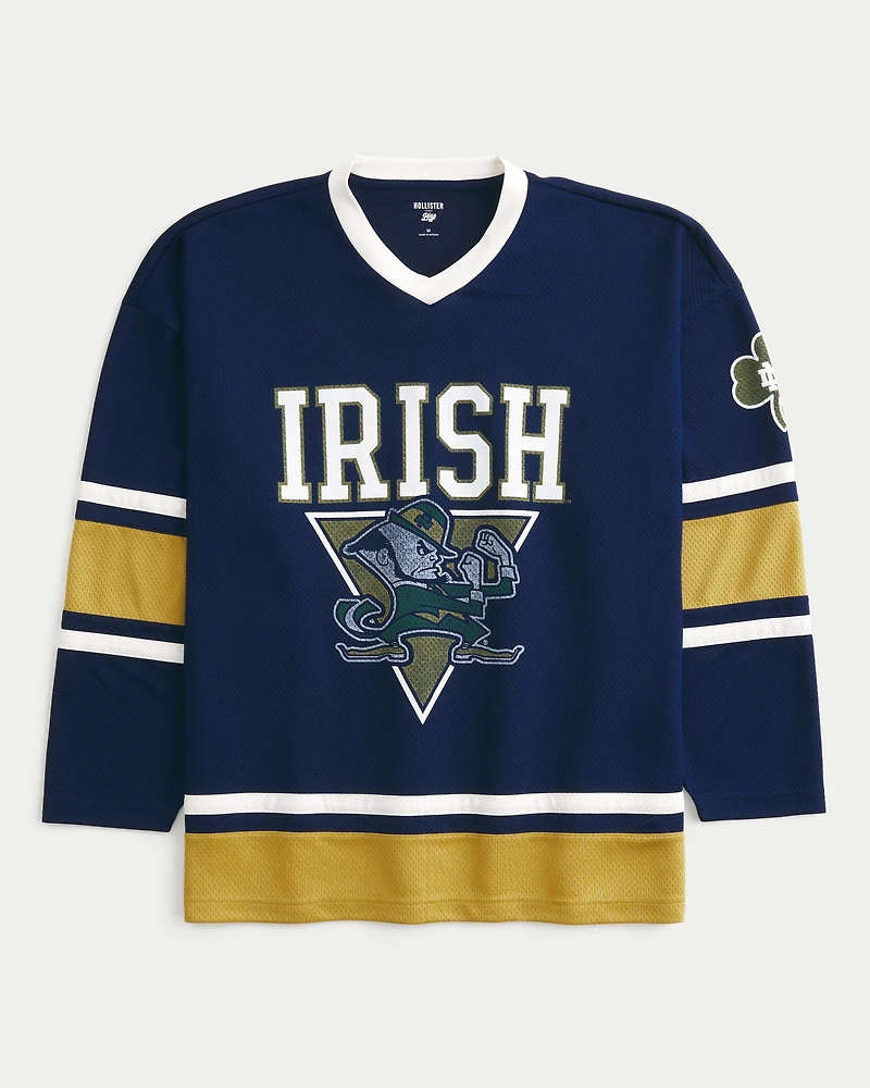 University of Notre Dame Fighting Irish Graphic Hockey Jersey