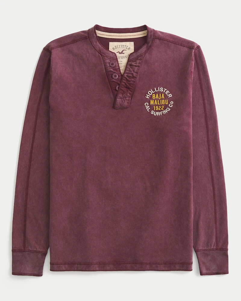 Holiday Vault Release Logo Graphic Henley