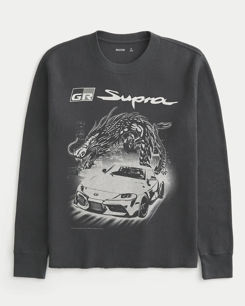 Thermal Long-Sleeve Toyota Supra Graphic Tee