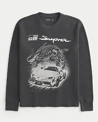 Thermal Long-Sleeve Toyota Supra Graphic Tee