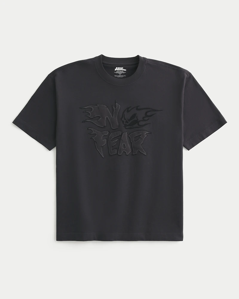 Boxy Heavyweight No Fear Graphic Tee