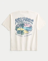 Boxy Heavyweight Key West Graphic Tee