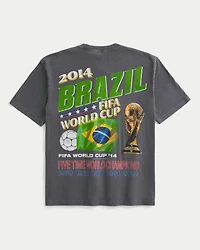 Boxy 2014 FIFA World Cup Brazil Graphic Tee