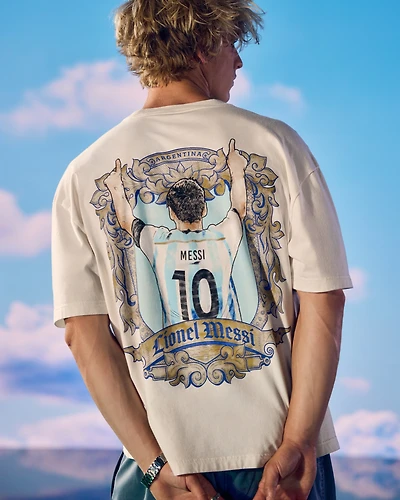 Argentina National Football Team Lionel Messi Graphic Tee