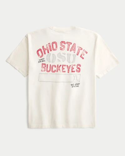 Boxy The Ohio State University Buckeyes Graphic Pocket Tee