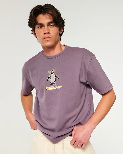 Boxy Heavyweight Logo Graphic Tee