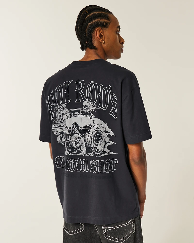 Boxy Heavyweight Hot Rod's Graphic Tee