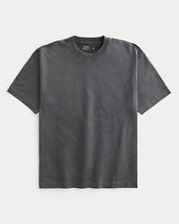 Boxy Heavyweight Washed Crew T-Shirt