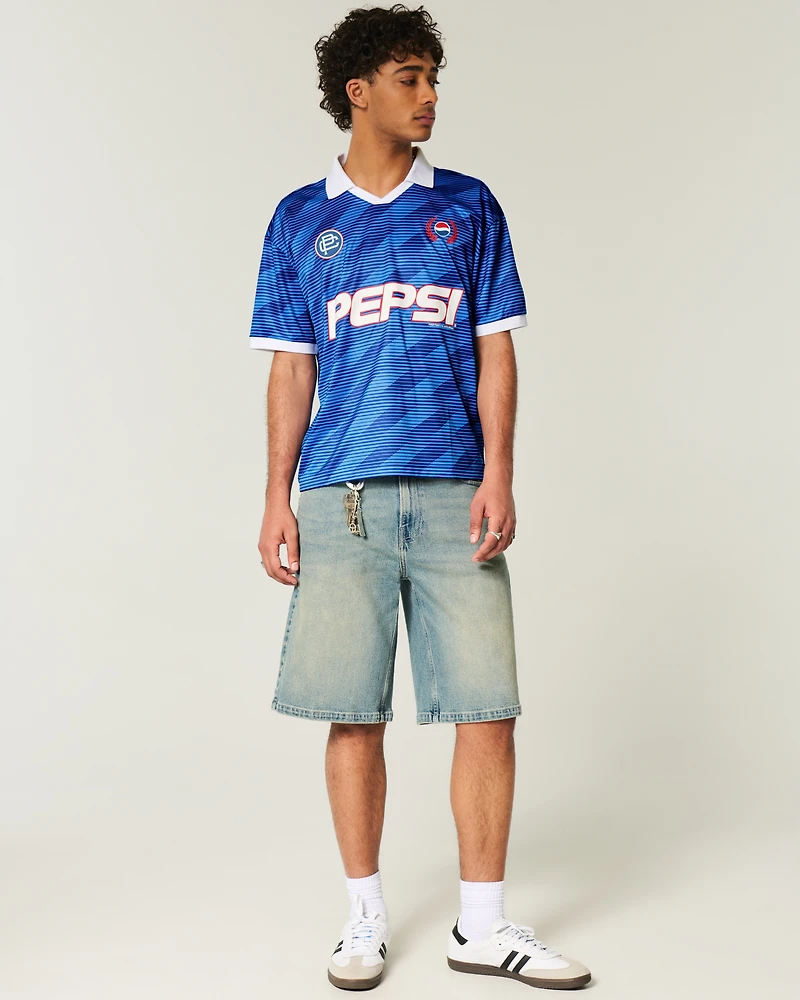 Boxy Pepsi Graphic Jersey
