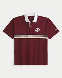 Boxy Texas A&M University Graphic Polo