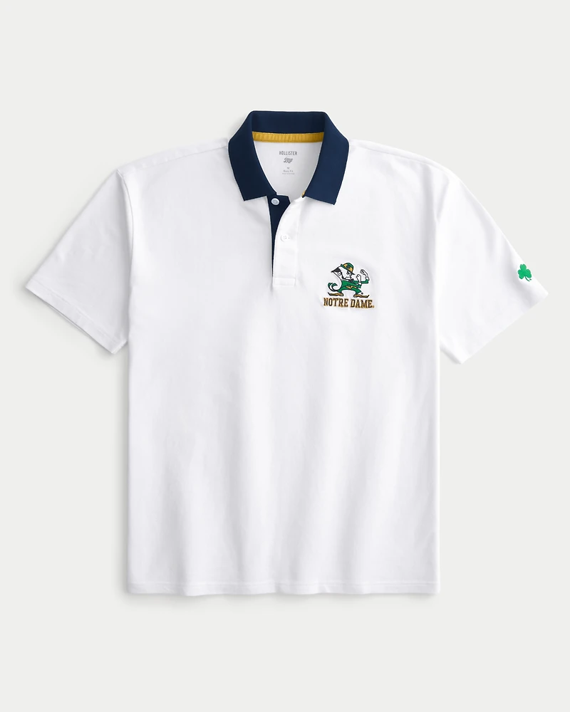 Boxy University of Notre Dame Fighting Irish Graphic Polo
