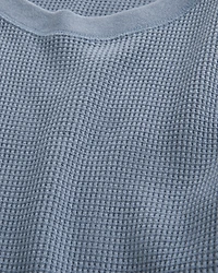 Relaxed Long-Sleeve Thermal Crew T-Shirt