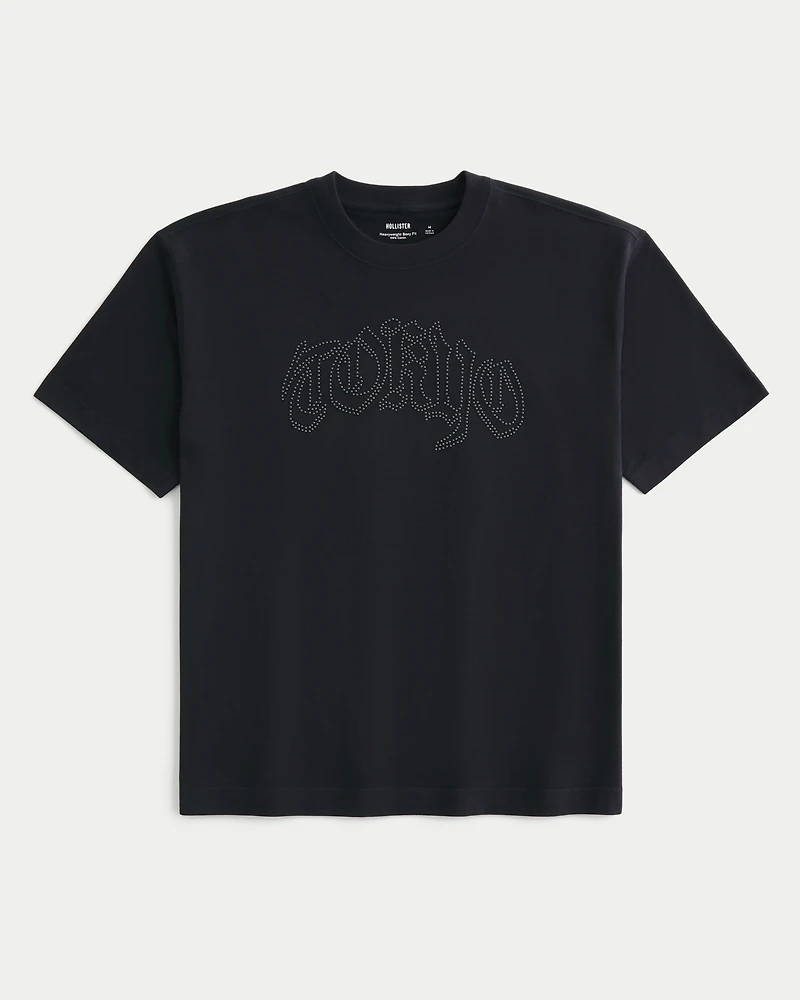 Boxy Heavyweight Tokyo Graphic Tee