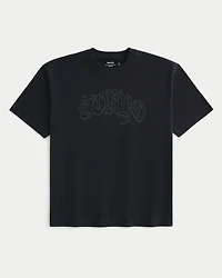 Boxy Heavyweight Tokyo Graphic Tee
