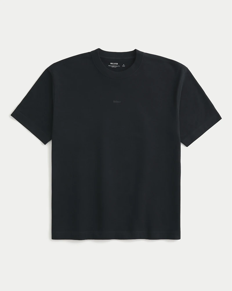 Boxy Heavyweight Logo Crew T-Shirt
