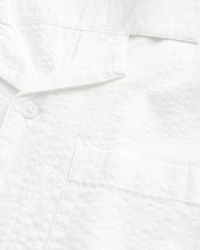 Short-Sleeve Seersucker Shirt