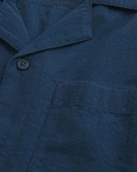 Short-Sleeve Seersucker Pocket Shirt