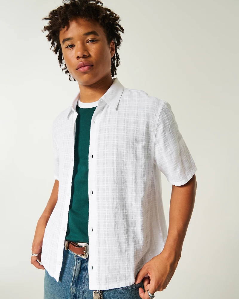 Boxy Short-Sleeve Shirt