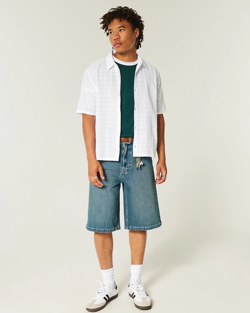 Boxy Short-Sleeve Shirt