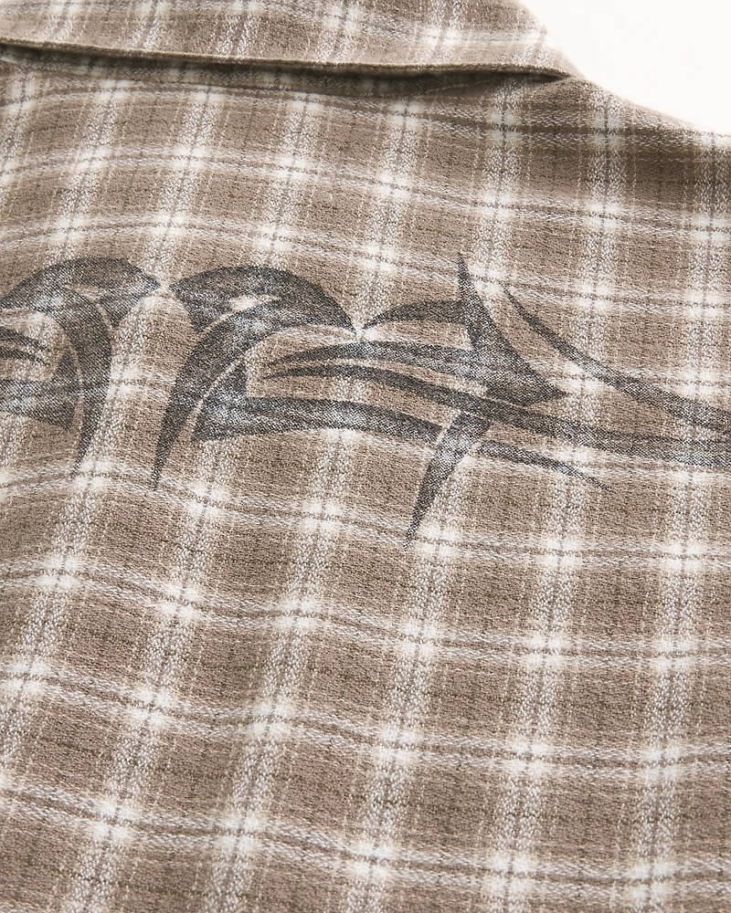 Boxy Short-Sleeve Graphic Shirt
