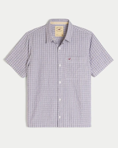 Vault Release Short-Sleeve Seersucker Icon Shirt