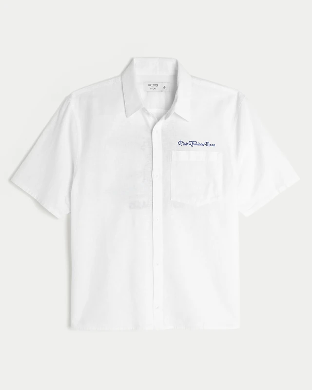 Hollister Boxy Short-Sleeve New York Graphic Shirt | Liberty Center Hollister Boxy Short-Sleeve New York Graphic Shirt | Liberty Center