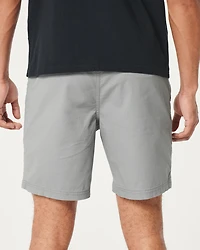 Twill Pull-On Shorts 7