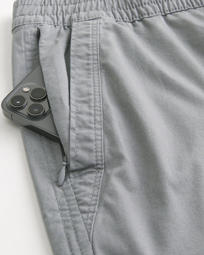 Twill Pull-On Shorts 7