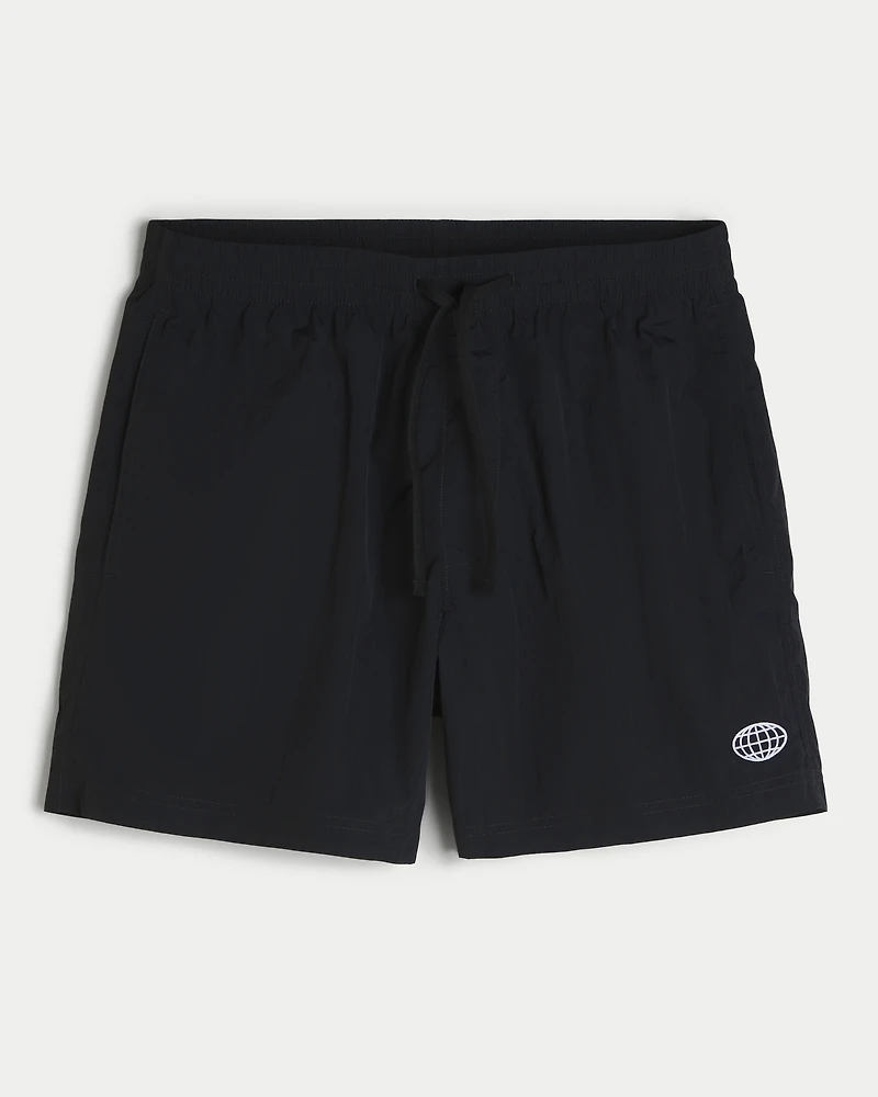 Mid-Thigh Baggy Soccer Shorts