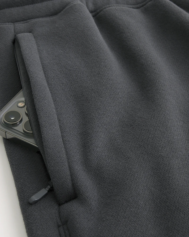 Hollister Feel Good Fleece Mid-Thigh Loose Shorts