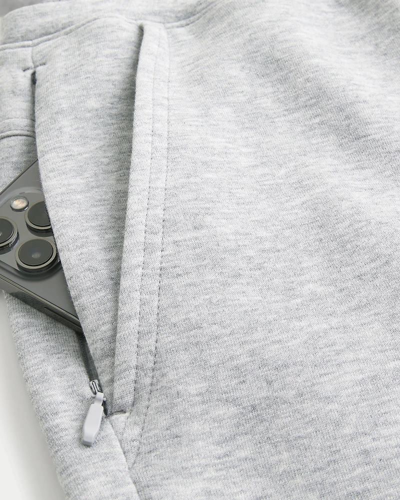 Mid-Thigh Cooling Fleece Shorts