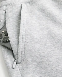 Mid-Thigh Cooling Fleece Shorts