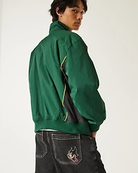 Washed Black Cat Graphic Super Baggy Denim Shorts