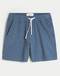Linen-Blend Pull-On Shorts