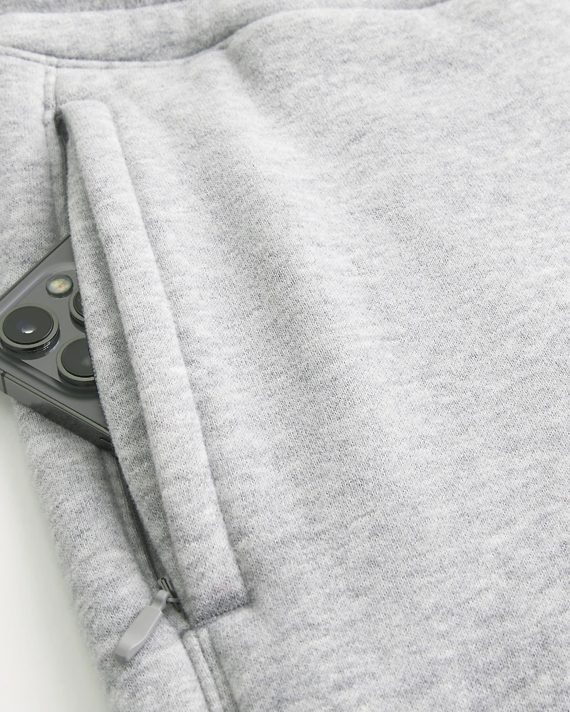 Hollister Feel Good Fleece Mid-Thigh Ford Graphic Shorts