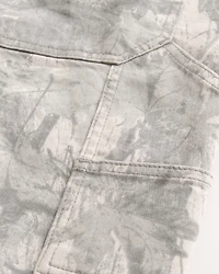 Camo Baggy Denim Shorts
