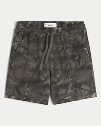 Above-the-Knee Camo Fleece Shorts