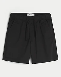Above-the-Knee Twill Shorts