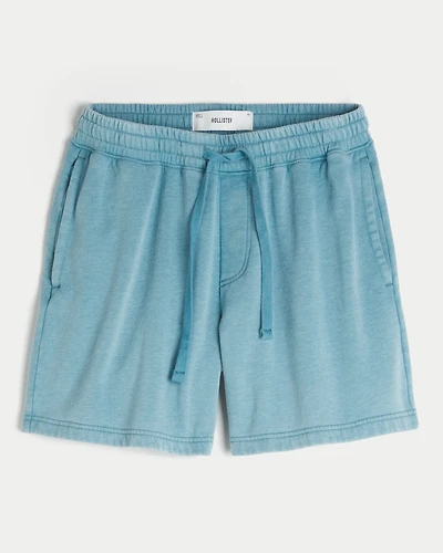 Above-the-Knee Baggy Fleece Shorts