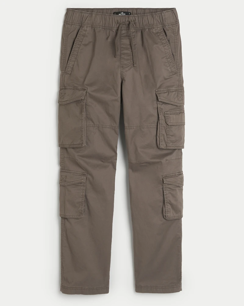 Slim Straight Cargo Pants