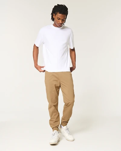 Relaxed Twill Joggers