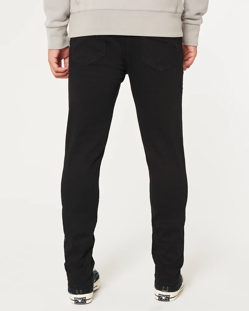 Black No Fade Athletic Skinny Jeans
